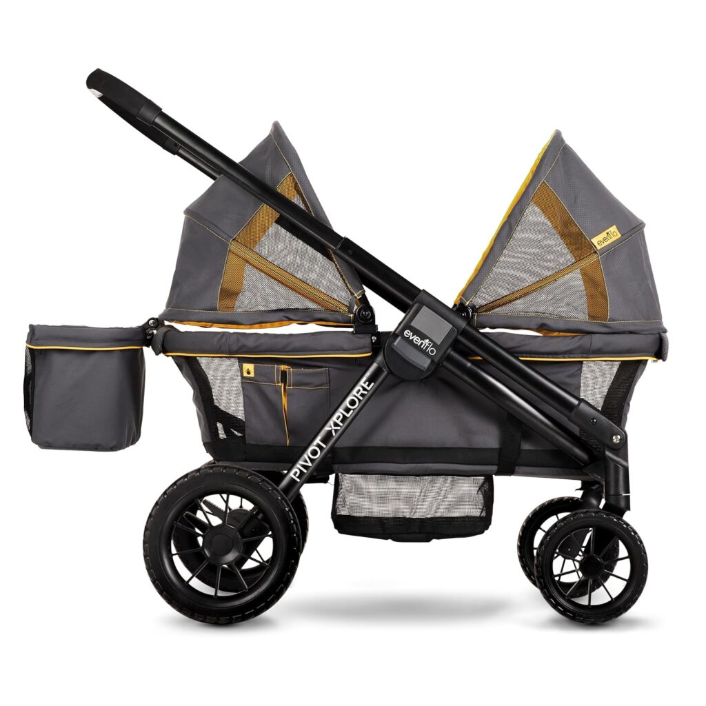 Evenflo Pivot Xplore All-Terrain Stroller Wagon (Adventurer Gray)